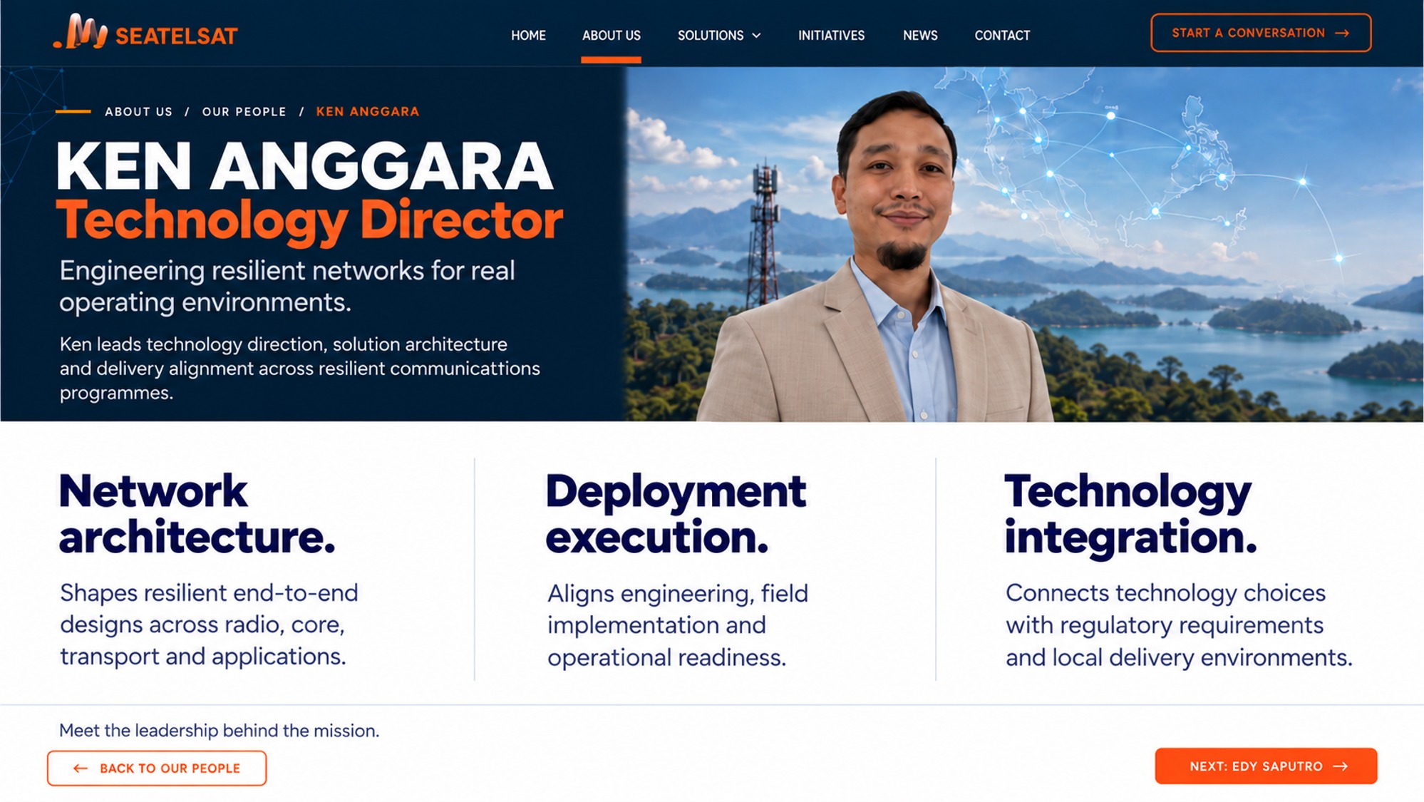 Ken Anggara, Technology Director, Seatelsat